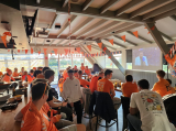  Nederland - Frankrijk kijken in S.K.N.W.K.-kantine tijdens EK Voetbal 2024 (vrijdag 21 juni 2024) (7/33)